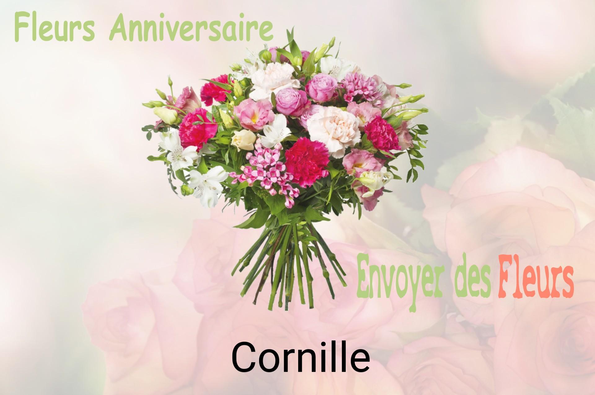 Bouquet de fleurs d’anniversaire livré à Cornille